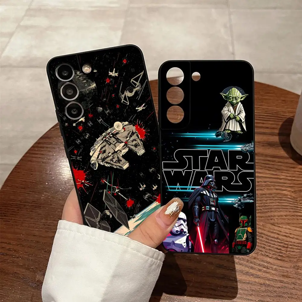 Luxuriöse S-Stars Anime W-Wars Handyhülle für Samsung S26 S24 Ultra S25 S23 Fe S22 S20 S21 Plus Galaxy A54 A34 A53 A16 Rückseiten-Cover
