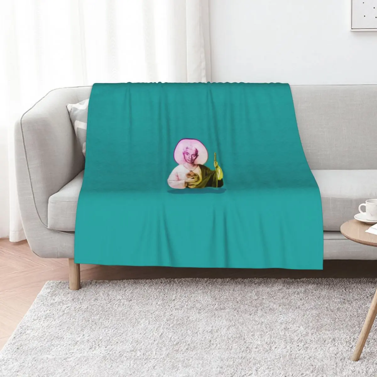 Hyman G. Rickover, Patron saint of RadCon Throw Blanket Thermal Decorative Sofas Luxury St Kid'S Plush sofa bed Blankets