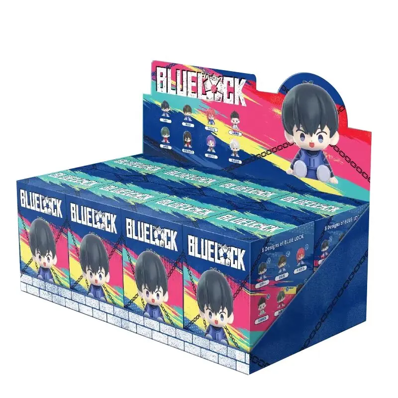In Stock Genuine Blue Lock Sitting Posture Blind Box Figure Chigiri Nagi Cute Desktop Ornament Doll Collection Trendy Gift Toys view 6