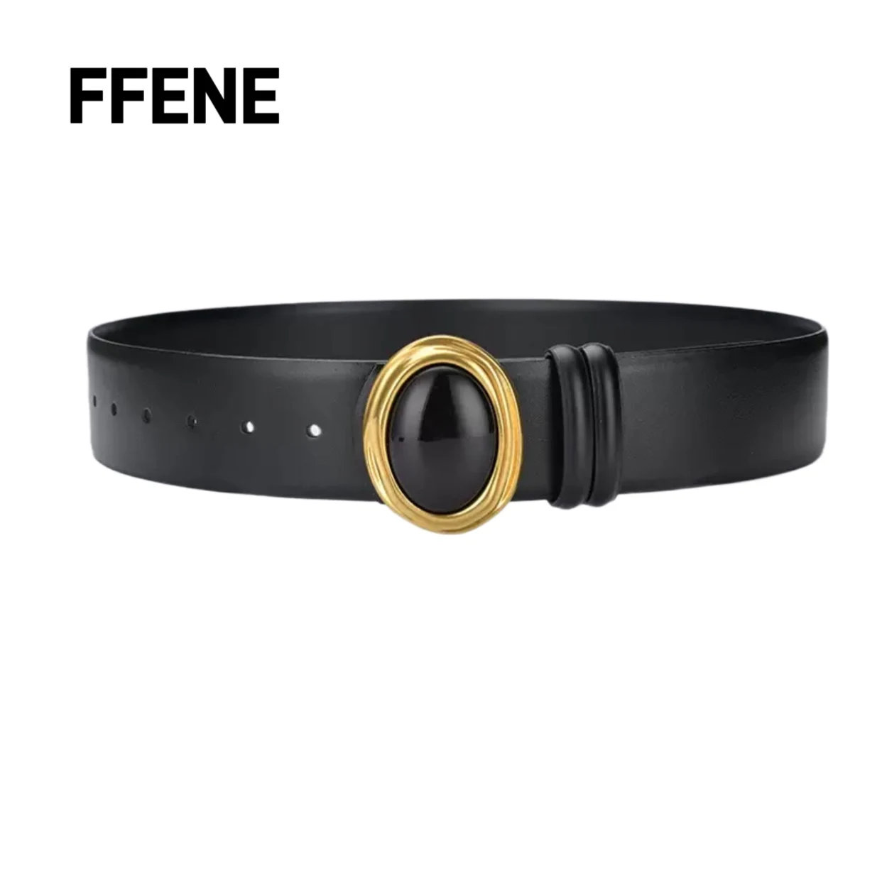 

Hot-selling double-sided waist belt for women, simple, versatile, luxurious, genuine leather belt for women, decorative