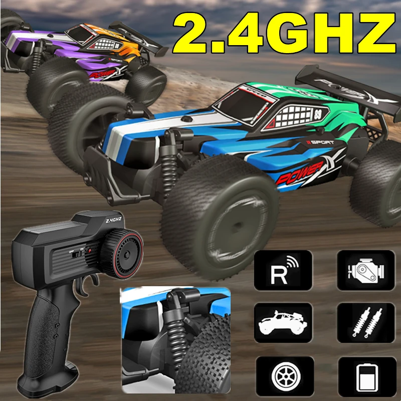 

RC Car 2.4G Remote Control High-speed Car with LED Light Remote Control Drift Car 1:20 Scale Model Racing Boy Toy Children Gifts