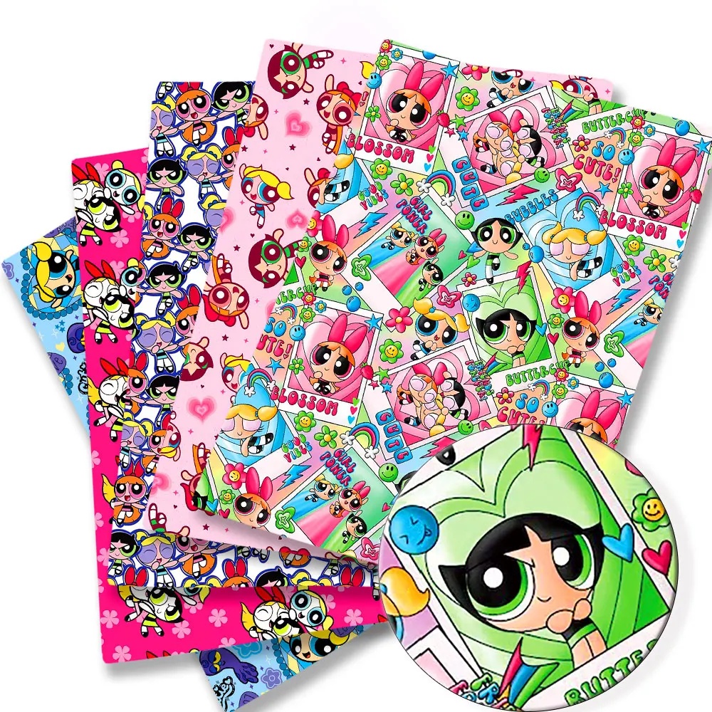 Cartoon stof Hot DIY140 * 50cm handgemaakte naaien patchwork quilten babyjurk thuis vel bedrukte stof stof naaien kinderen