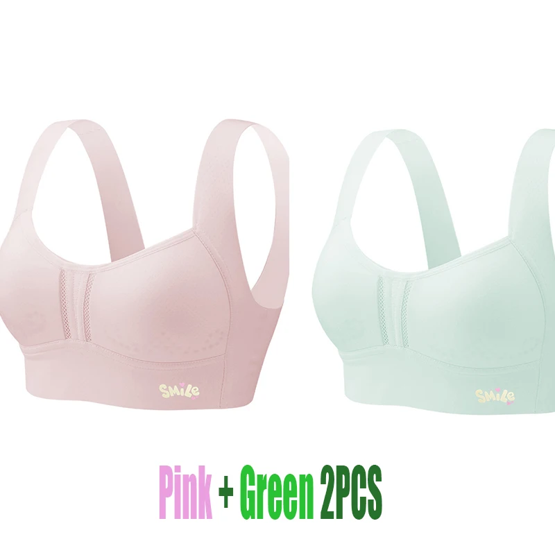 1-3Pcs Thin Summer Underwear for Teenage Girls, Anti-Bounce Vest for Students Cotton Sports Bra for Kids Student Vest - view 5