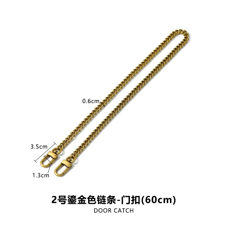 

Metal Links Long Chain Strap Women Handbag Shoulder Carrying Lady Bag Parts Replacement