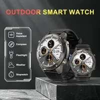 50M Waterproof Smart Watch with Blood Oxygen Monitoring Altitude and Barometric Pressure Tracking for Outdoor Sports