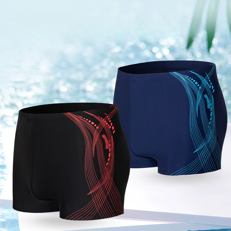 

Swimming Shorts For Men Boxers 3d Printed Trunks Summer Beachwear High Elastic Plus Size Quick Drying Surf Board Knickers
