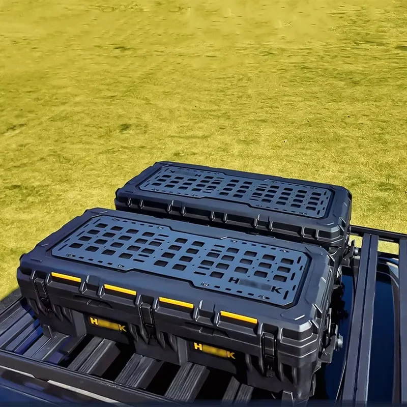 95L Waterproof Rotomolded Roof Box With Password Off-road Outdoor Gear Camping Travel Roof Storage Carrier