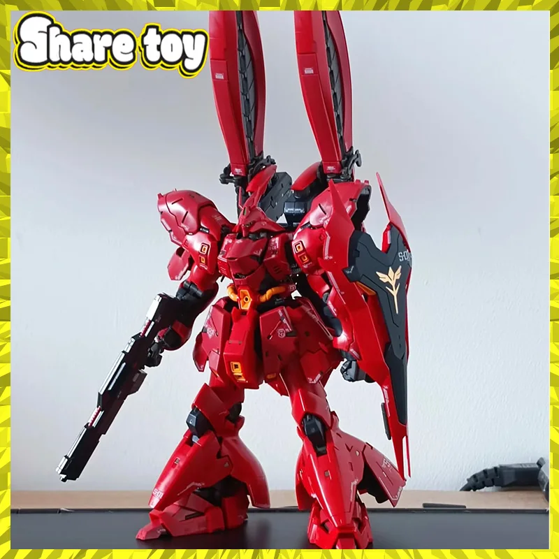 Star Model RG 1/144 Msn-04FF Sazabi  Assembly Model Kit  Side-F VerDouble Horn Funnel  Plastic robot Action Figure Model Toys