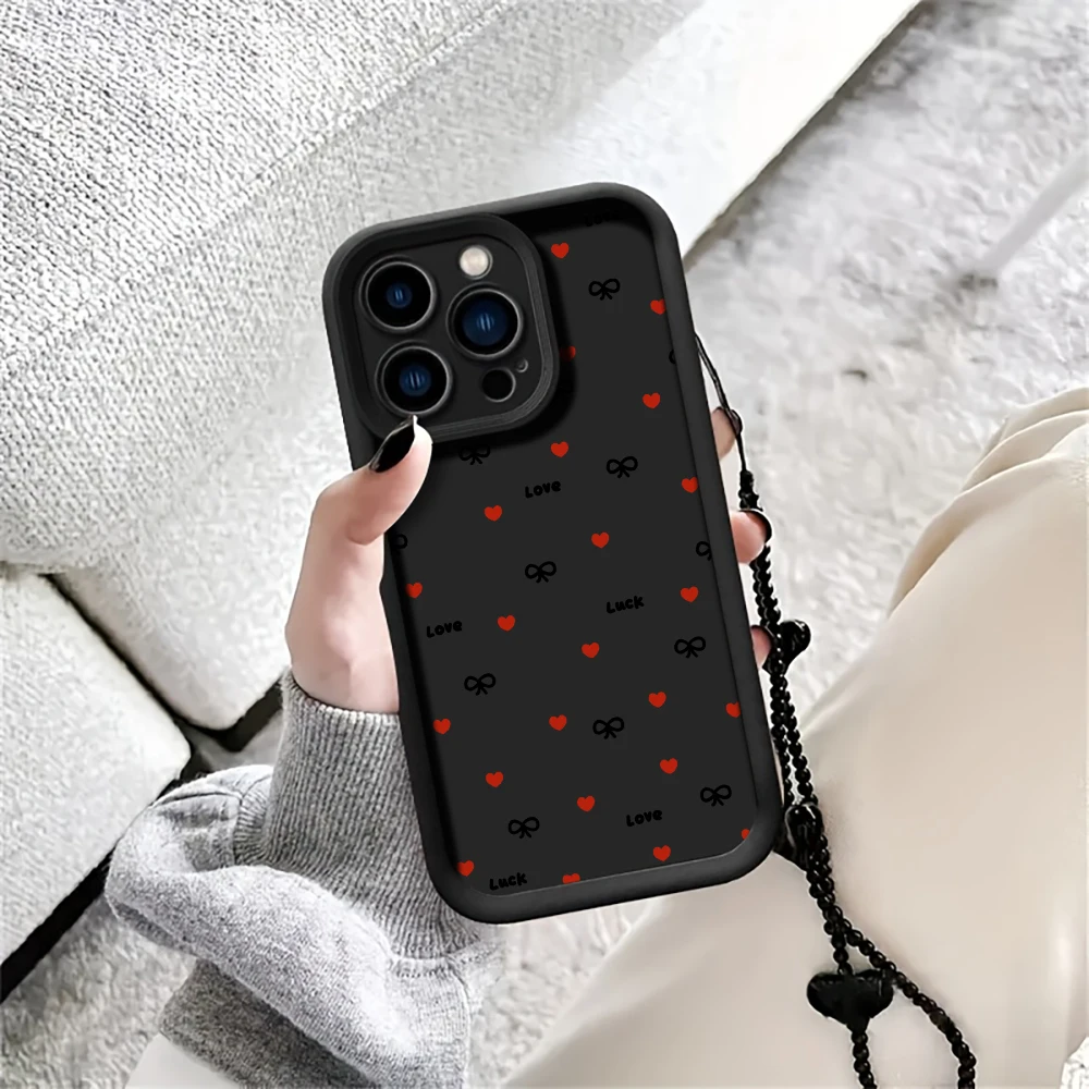 Für Samsung Galaxy S21 S25 S24 S23 S22 Ultra Plus FE Hülle Minimalismus-Print-Cover für A16 A15 A36 A54 A55 A56 mit Lanyard-Hülle – Detail 1