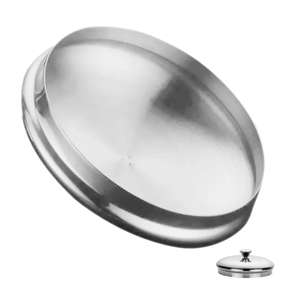 

Stainless Steel Mug Lid Round Replacement Cap For Water Bottles Leak-Proof Drinking Cup Cover Mason Jar Tops