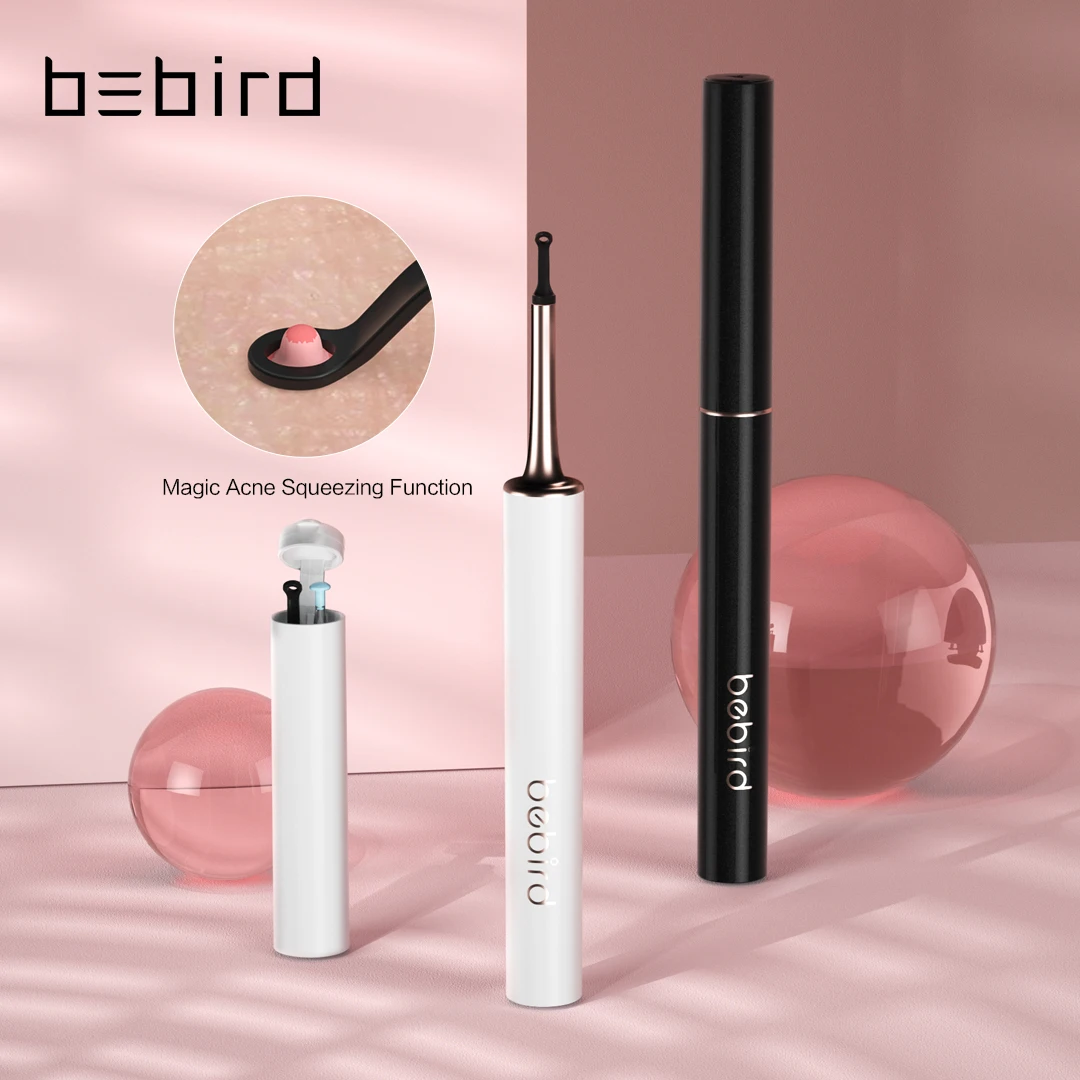 Bebird T15 akne seçici ipuçları yerine, görsel kulak temizleyici kulak ipuçları ve paslanmaz sivilce sıkma aksesuar T15 için Suit, X3, R3,D3Pro