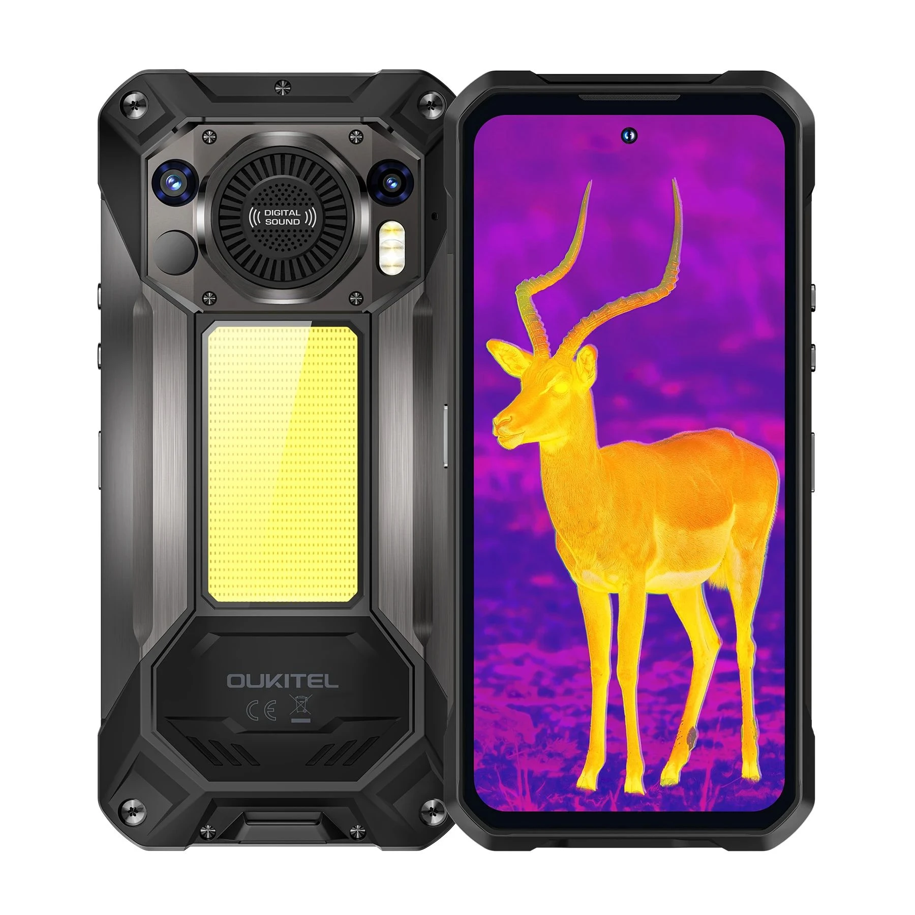 OUKITEL WP61 Ultra 5G Rugged Smartphone 6.8" FHD+ Display 36GB RAM 512GB Storage 20000mAh Thermal Imaging 108MP Camera Android