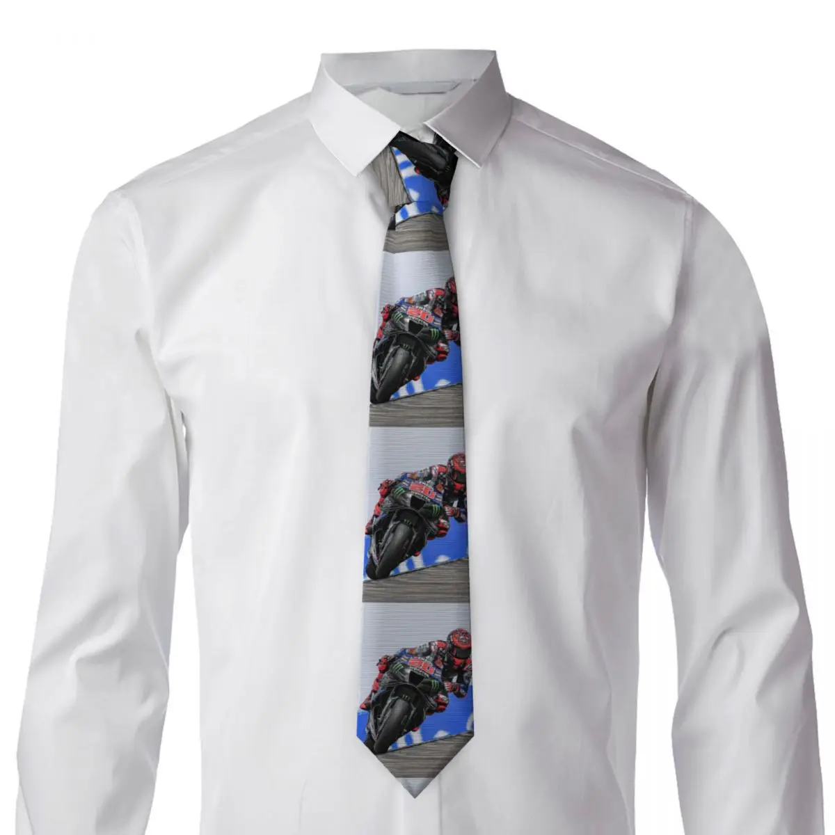 Fabio Quartararo French Motorcycle Racer (25) Necktie for Men Silk Polyester Slim Neck Ties Party Suits Tie Classic Gravatas