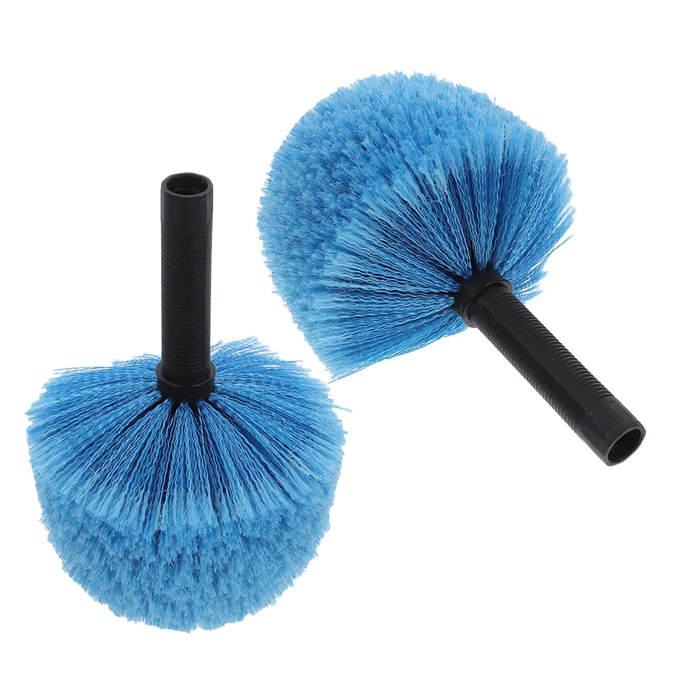 2 pcs Cleaning Brush Kitchen Handle Halloween Christmas New Year Dust Brush Ceiling Fan Duster Nylon Bristle Brush