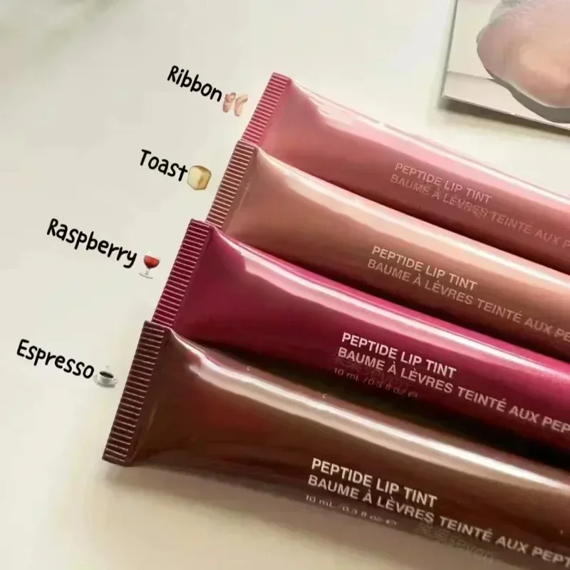 Wielokolorowy Peptydowy Balsam do Ust Nawilżający i Odżywczy, Balsam w Płynie do Ust, Etui na iPhone, Makijaż, Płynna Pomadka, Kosmetyki