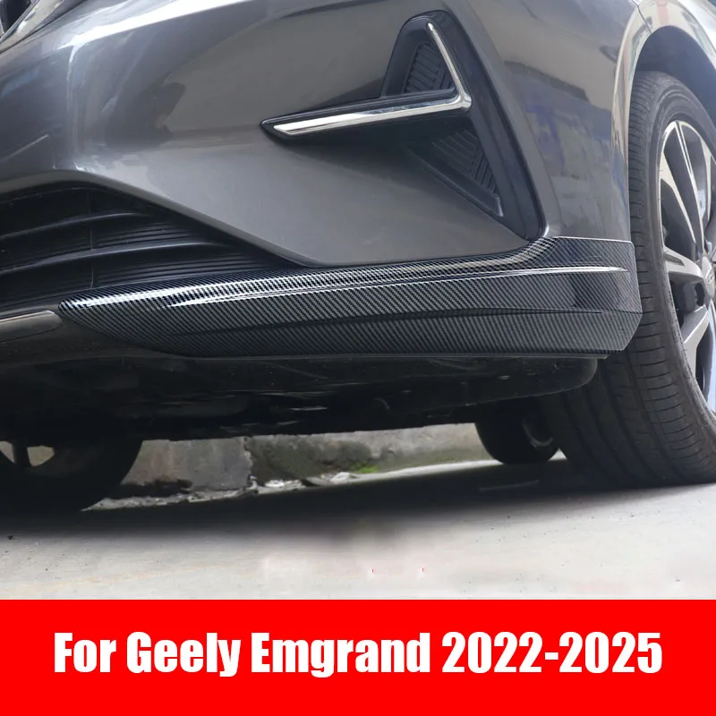 

Для Geely Emgrand 2022 2023 2024 2025 угол защиты переднего бампера ABS материал внешний защитный компонент