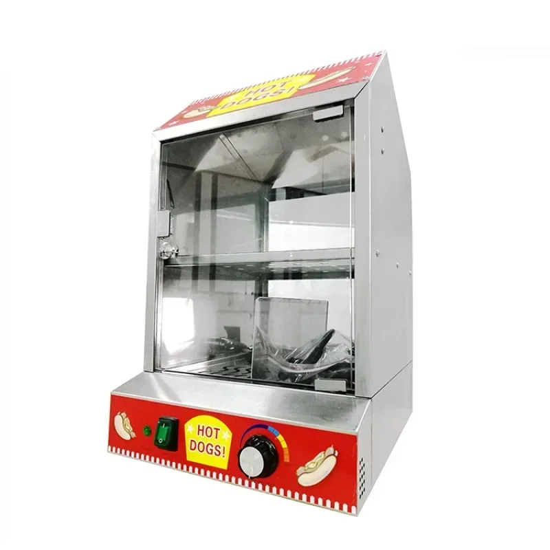 

Commercial Hot Dog Burger Steamer With Bun Warmer