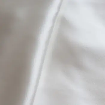 1 מטר 100% משי טהור טבע לבן סאטן שיפון לבן צעיף בד אביזרי בגד רך משי Charmeus 8 best sales בד משי לבן - №4