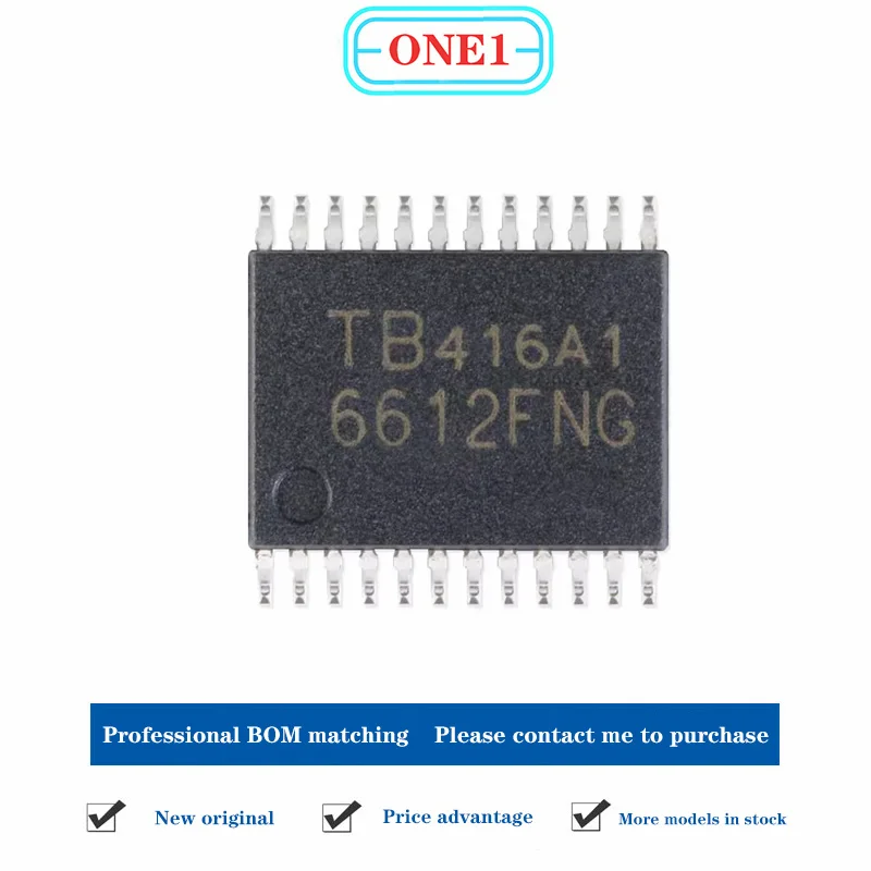 1PCS/lot New original TB6612FNG SSOP-24 Dual DC motor driver IC chip