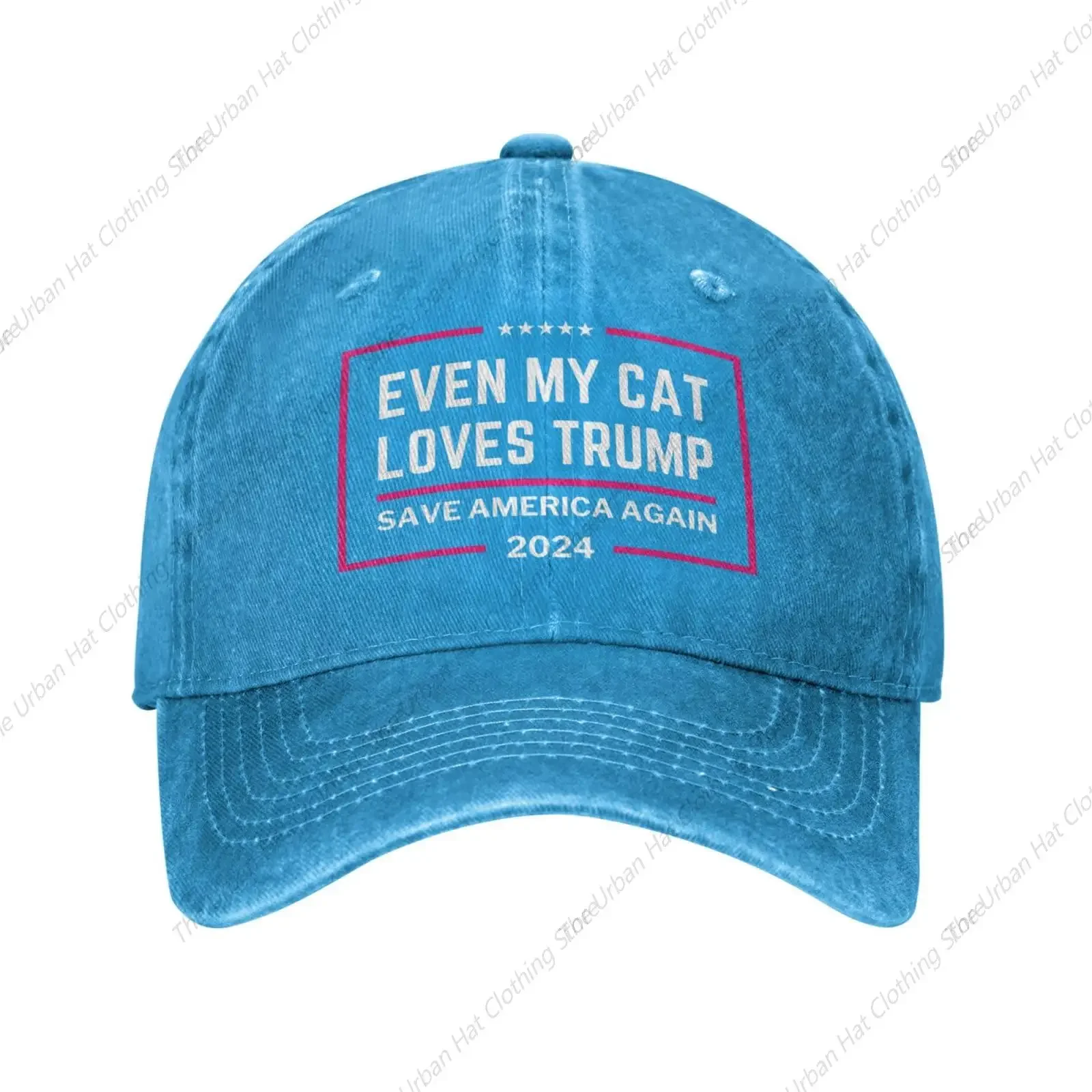 

Even My Cat Loves Trump Girls 2024 Trucker Hat Men Women Baseball Cap for Male Female Daily Outdoor