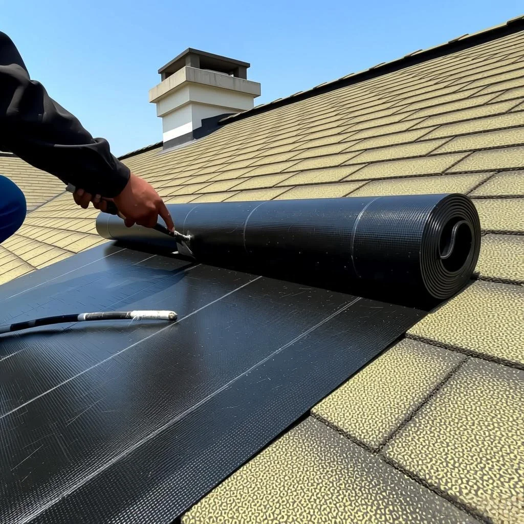 1.0mm 1.2mm 1.5mm 2.0mm Waterproofing Material EPDM Rubber Sheet Membrane Tar Paper Roofing-10x10 cm sample