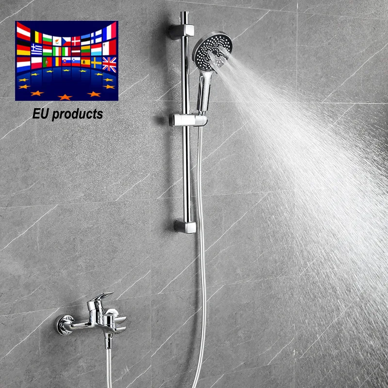 

Инженерный отель, медный смесительный клапан, простой подъемный стержень, душевой набор, смеситель для горячего и холодного душа, оптовая продажа