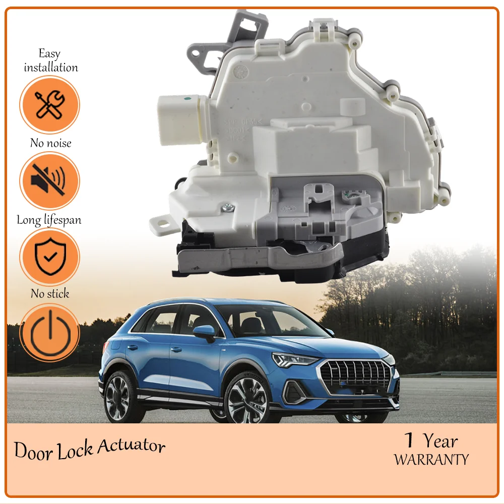 

Anti-theft Rear Left Right Door Lock Core,Fit to Audi Q3 Q7 A3/S3 A6/S6/C7pa A7 RS3 RS7,Durable 8Pin oe 4G0 839 015C,4G0839016C