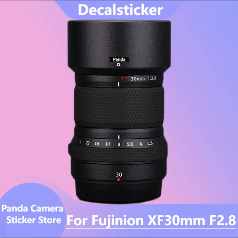 for Fuji XF30 F2.8 Lens Sticker For Fujifilm Fujinion XF30mm F2.8 Lens Decal Skin 30 2.8 Wrap Cover 30F2.8 Skin