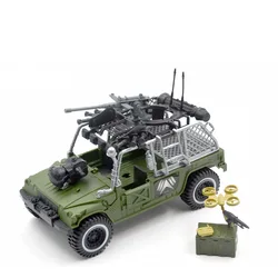 1/18 Scale Mini Off-road Patrol Car 3.75-inch Movable Doll Accessories Collection Display Toy Gift Souvenirs