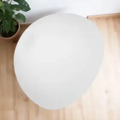 Plastic Mushroom Lampshade Simple Pendant Light Cover Replacement for Bedroom Living Room Ceiling Fan Decorative Lamp Shade