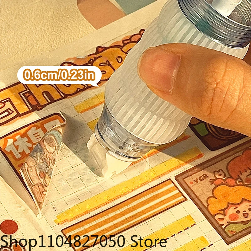 Transparent Dot Dispensing Double-sided Tape Replaceable Refills Handbook Dot Glue Stationery School Office Supplies stationery