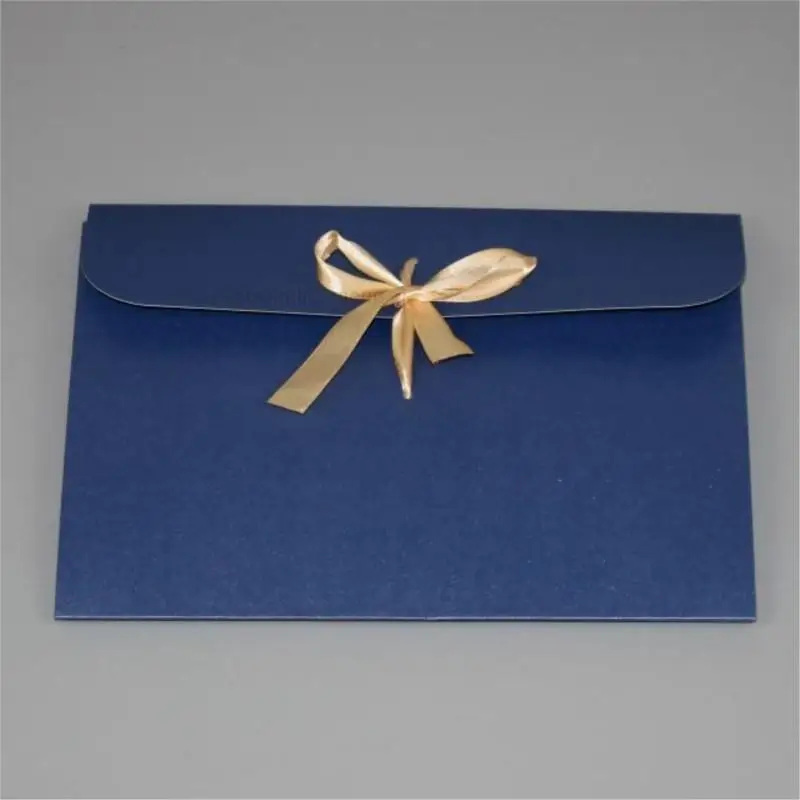 20pcs/lot 24x18x0.8cm Scarf Packaging Envelope 8.2Inch Colored Pearl Enveloped Box Wholesale Silk Ribbon Gift Boxes