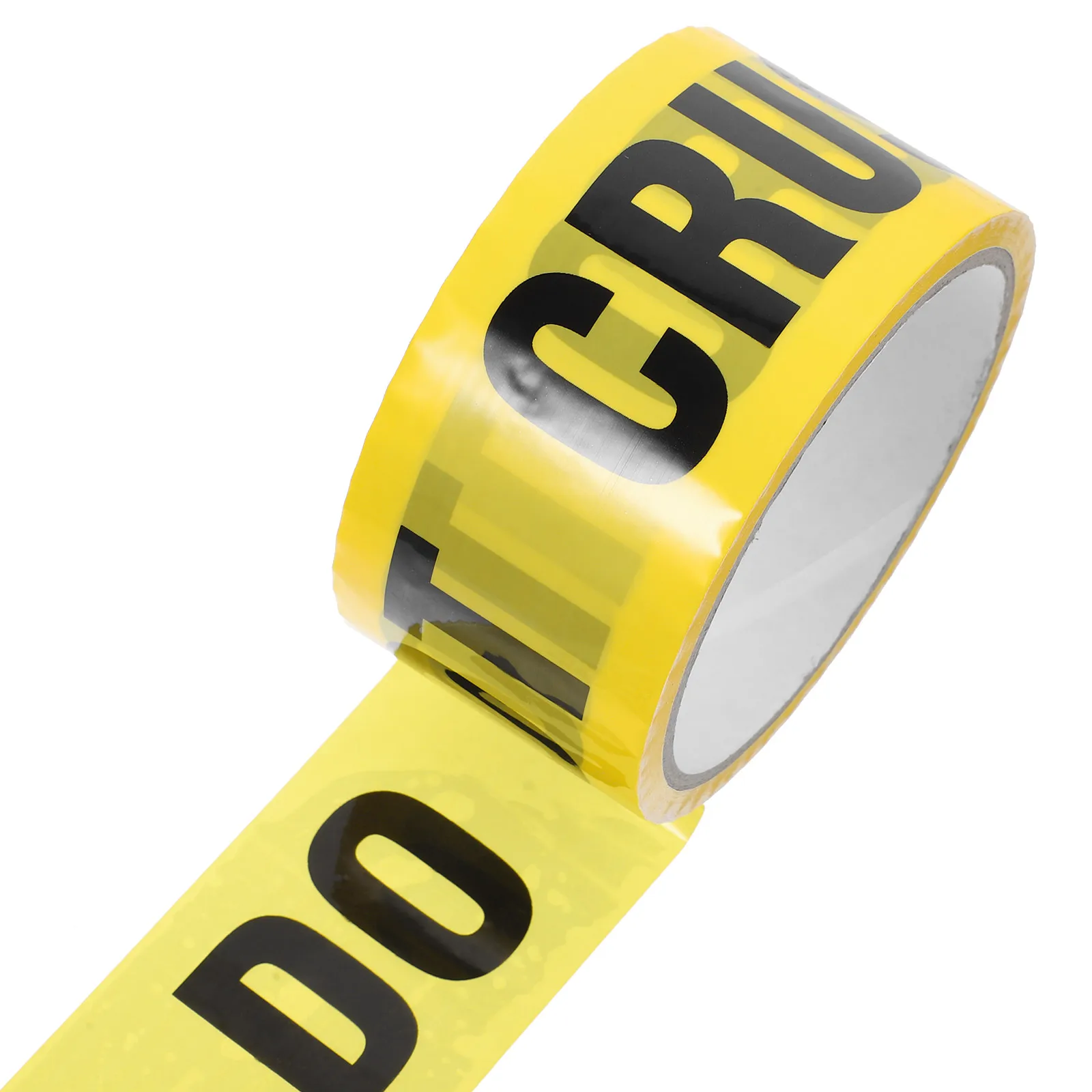 

Warning Bright Yellow Background DO NOT CRUSH Caution Tape Roll Safety Signs Anti-wear Sticker Floor Decals Barricade Tape