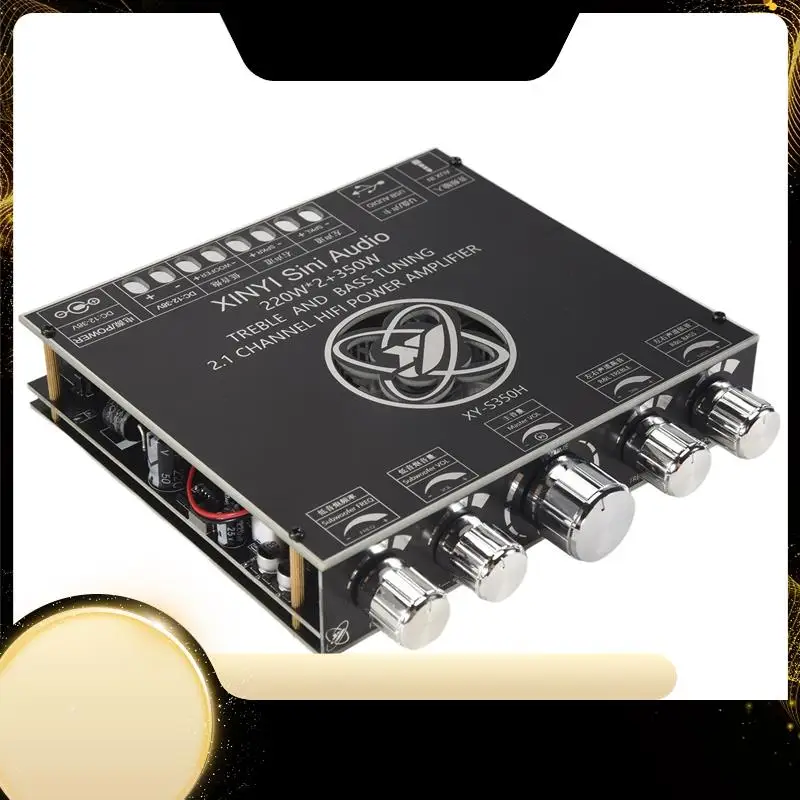 

XY-S350H 2.1 Channel TPA3251 Bluetooth Power Amplifier Board High Bass Subwoofer 220Wx2+350W