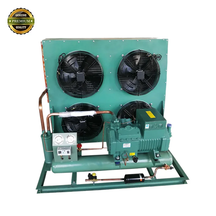 

JZ04 Semi-Hermetic Compressor 10Hp 20Hp R404A 3 15 Ton Air Cooled Condensing Unit for Walk in Cold Room
