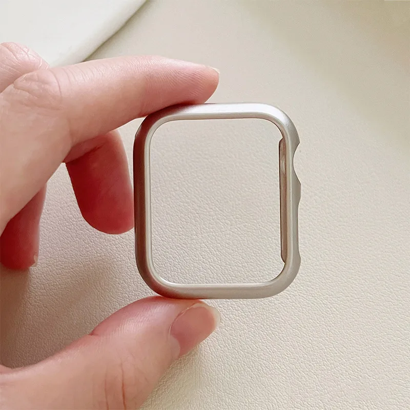 PC Case For Apple Watch Series 12 11 10 42mm 46mm Matte Hard Cover 2026 Bumper Protector for iWatch 7 8 9 41mm 45mm Accessories