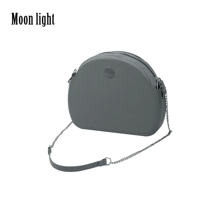 New O bag moon light Body with long chain waterproof  inner pocket bag rubber silicon O moon light Obag women handbag