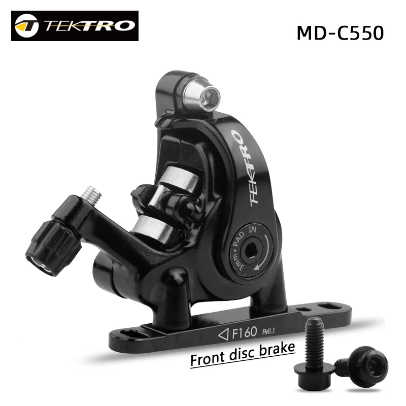 Tektro MD C550 Road Bike Disc Brake Double Piston Flat Mount Grave Bicycle Brakes Mechanical Disc Caliper Cycling Accessories