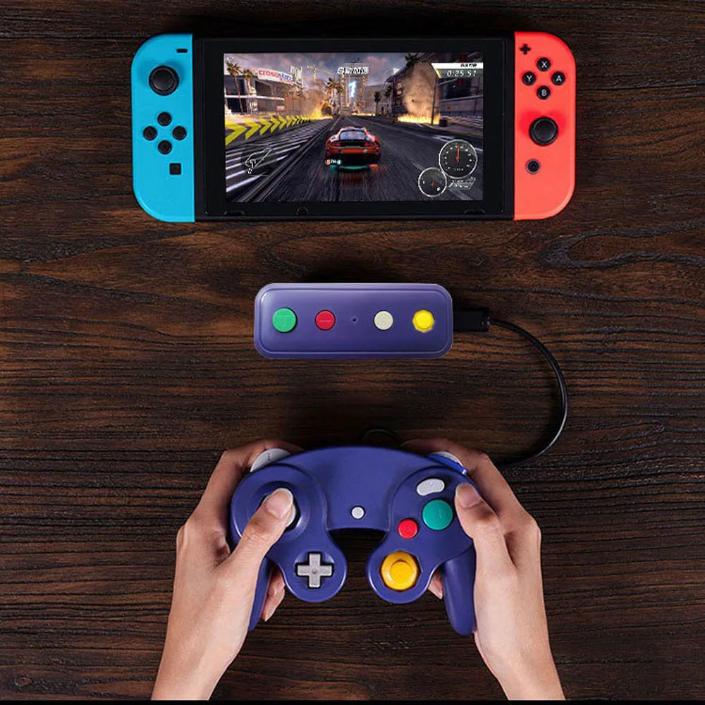 Wireless Bluetooth-compatible Adapter Converter for NGC/Wii/NES Classic Edition controller to for Switch /PC game accessory