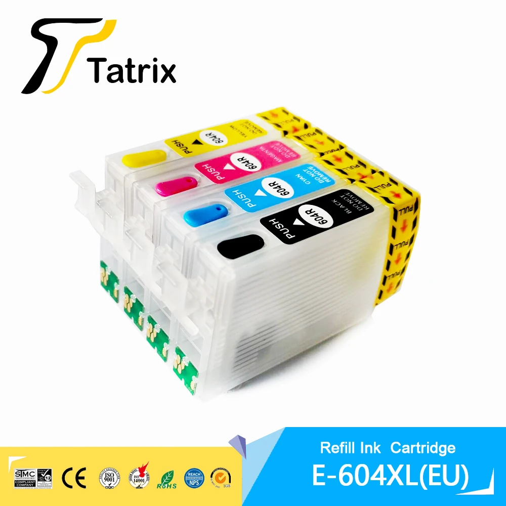 

Многоразовый картридж 604 T604XL 604XL для Epson XP-2200 XP-2205 XP-3200 XP-3205 XP-4200 XP-4205 WF-2910DWF WF-2950. ARC ЧИП