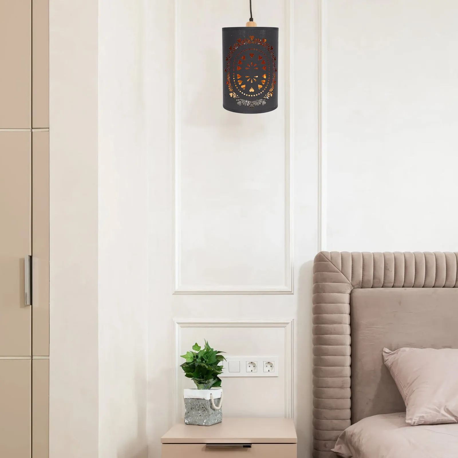 

Современный ажурный винтажный тканевый абажур с крупным цветочным узором, простой светильник-накладка для дома, спальни, настенной или настольной лампы, декор