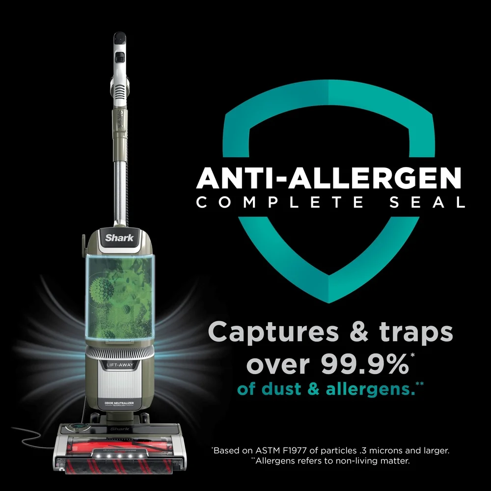 مكنسة كهربائية مستقيمة قابلة للرفع مع DuoClean PowerFins محايد للرائحة فلتر HEPA أدوات توجيه دوارة متقدمة متخصصة للحيوانات الأليفة #5