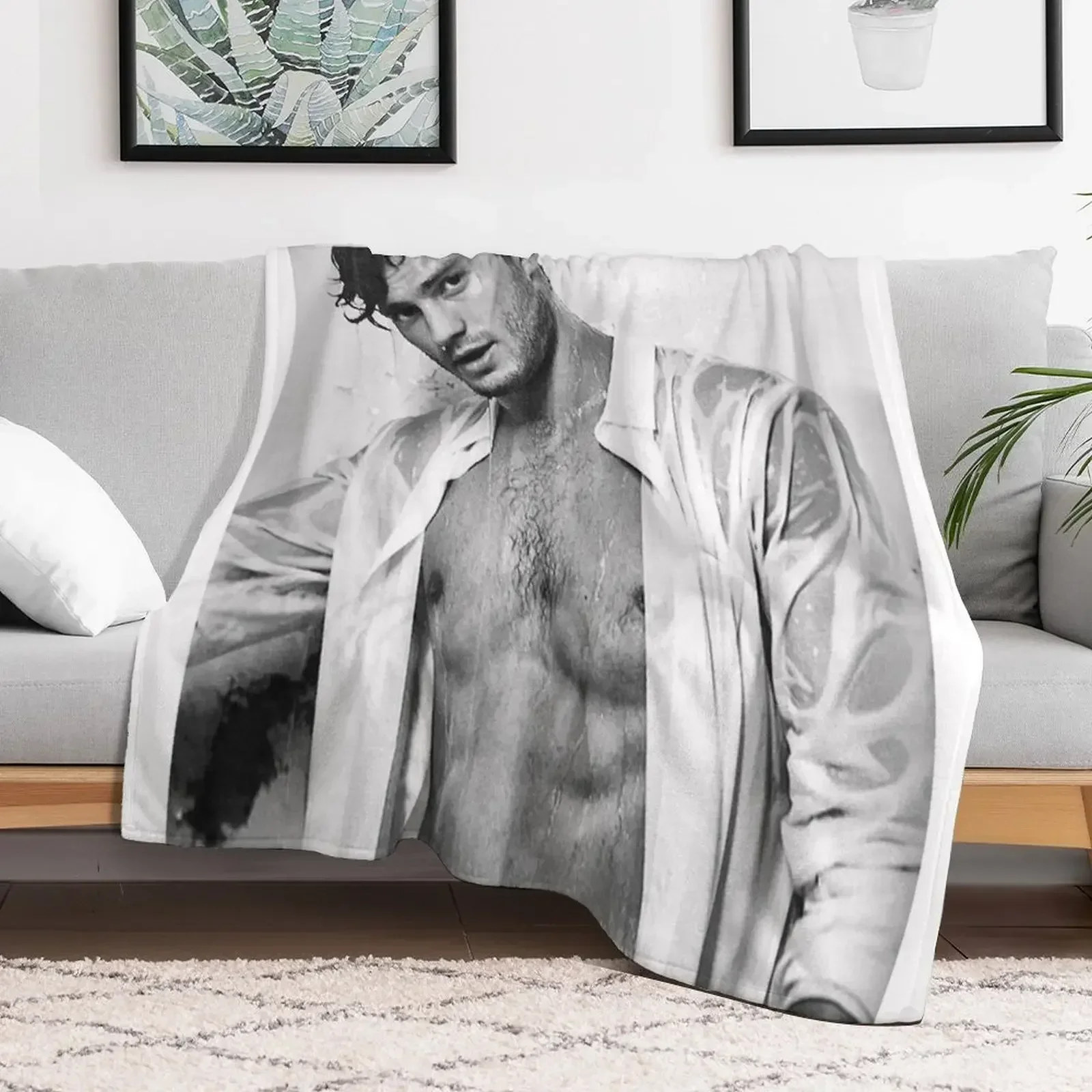 

hi i'm mr. grey Throw Blanket Luxury Brand sofa bed Large Hairys Blankets