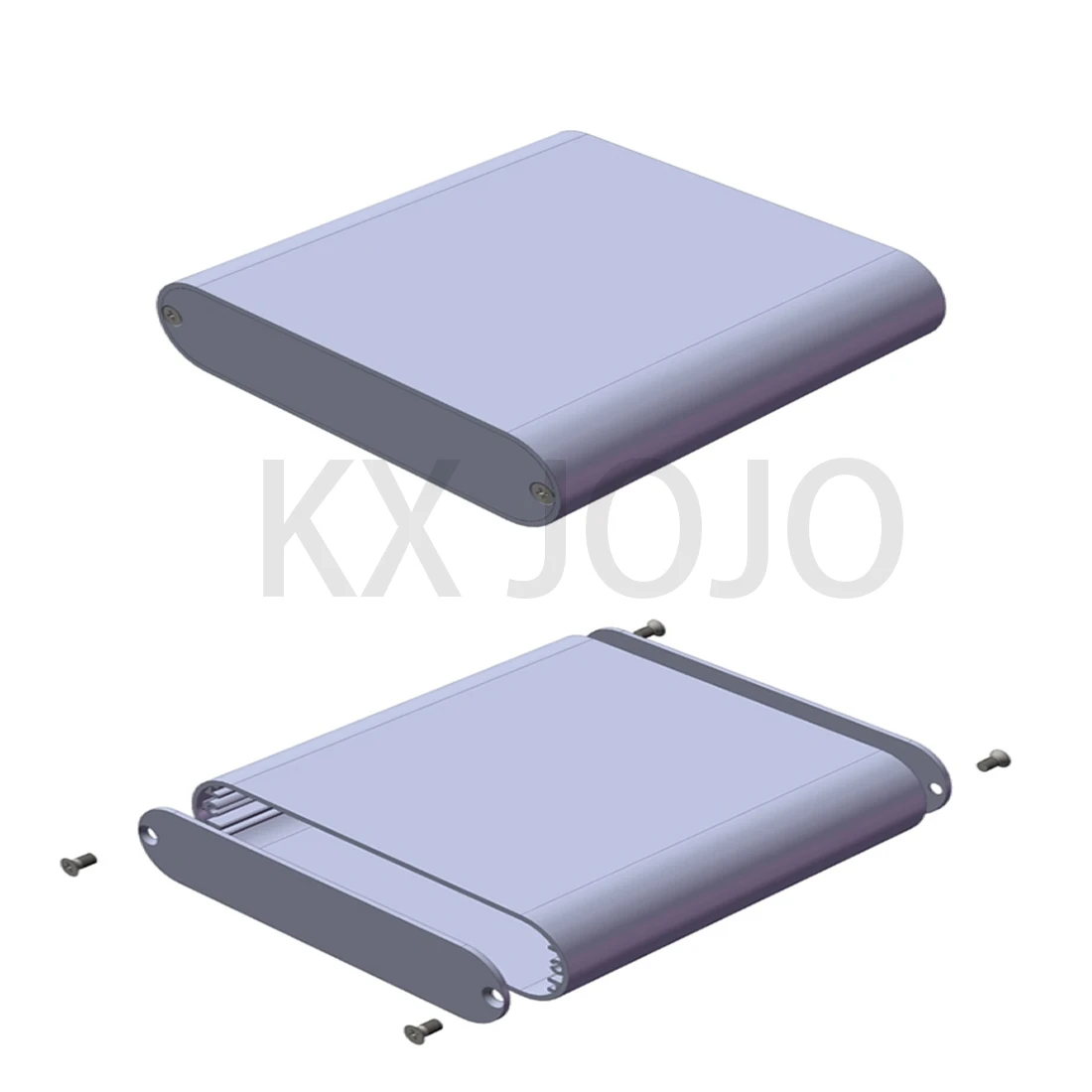 Aluminum Enclosure 110*28*100mm Integrated Waterproof Case Black PCB DIY Instrument Electronic Project Protective Box