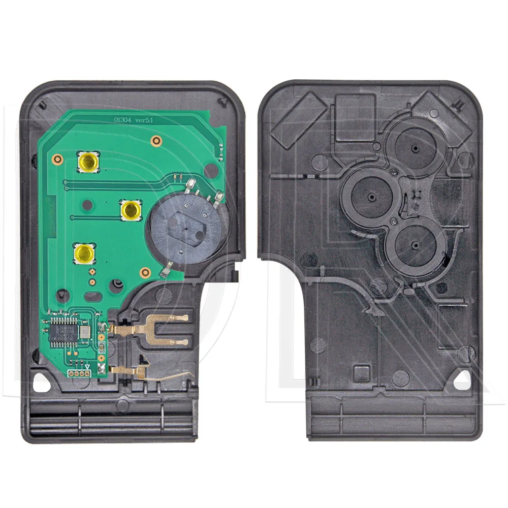 Great ID46 Chip Half Smart /KYDZ PCB Keyless Go Car Remote Control Key For Renault Megane 2 Laguna 2 Grand Scenic 2 2003-2008