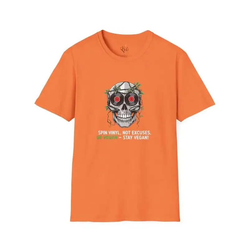 Vegan Skull T Shirt Plant Eater ActivisT Animal