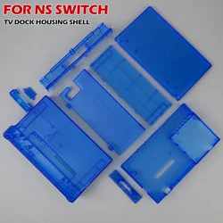 Transparent Replacement Faceplate Housing Shell For Switch Charging TV Dock Station Replacement Housing Case