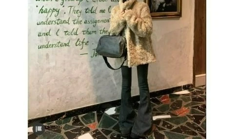 2022 Winter Neuer Mantel Damen Stehkragen Verdickter Lammwolle Mittlerer und langer Mantel