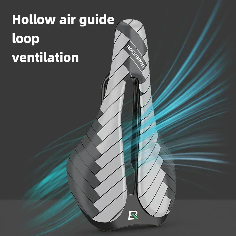 

ROCKBROS велосипедное седло для гонок, дышащие велосипедные седла из искусственной кожи, сверхлегкие амортизирующие мужские и женские велосипедные сиденья, защитная подушка, сиденье