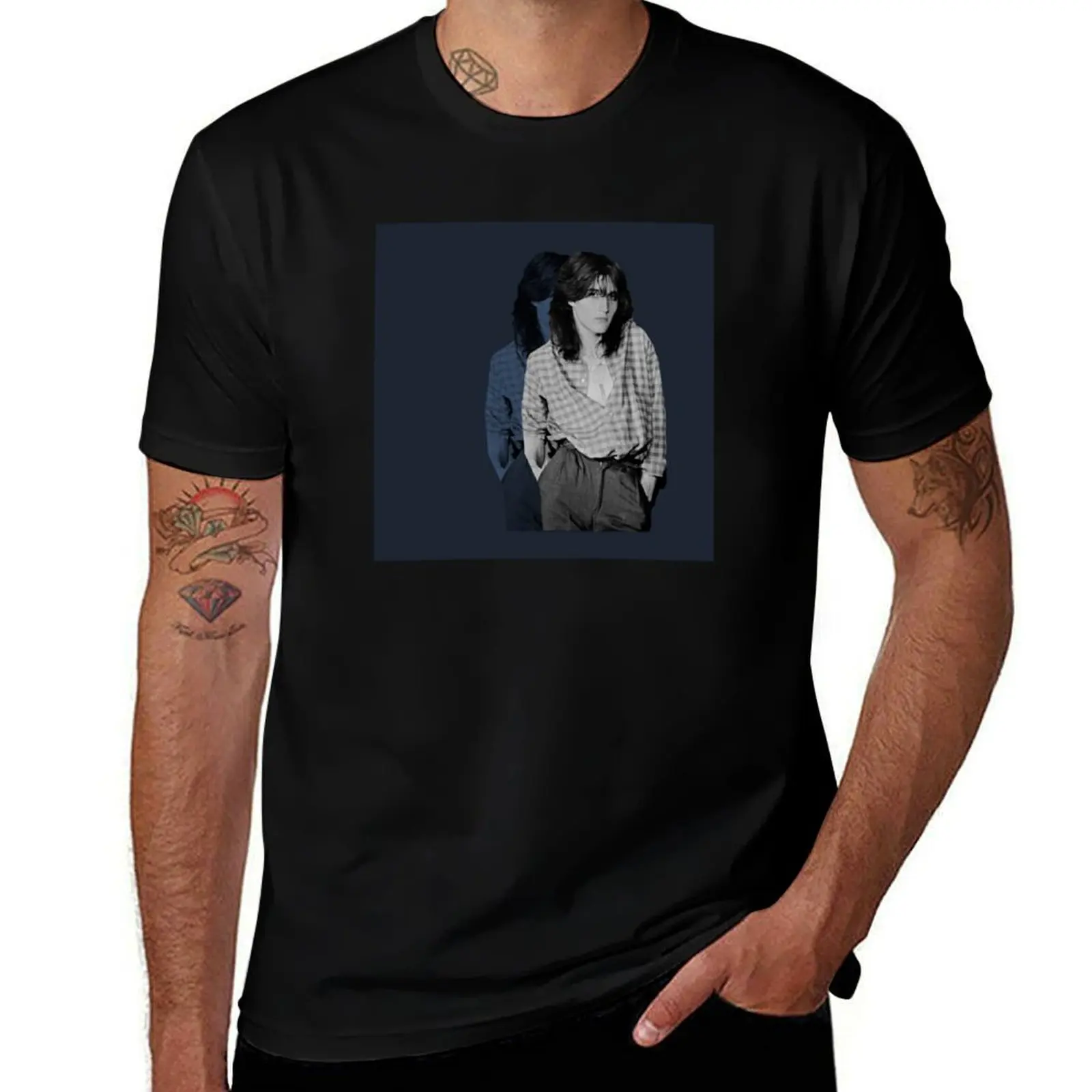 

Steve Jansen Cyanotype T-Shirt Large Size Loose Casual Tee